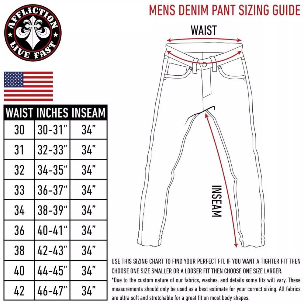 AFFLICTION Men's Denim Jeans BLAKE FLEUR CRITTER B - Picture 2 of 13